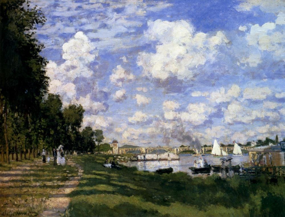Claude Monet The Marina At Argenteuil